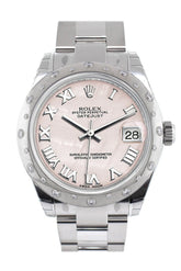 Rolex Datejust 31 Pink Mother Of Pearl Dial Diamond Bezel Ladies Watch 178344 / None
